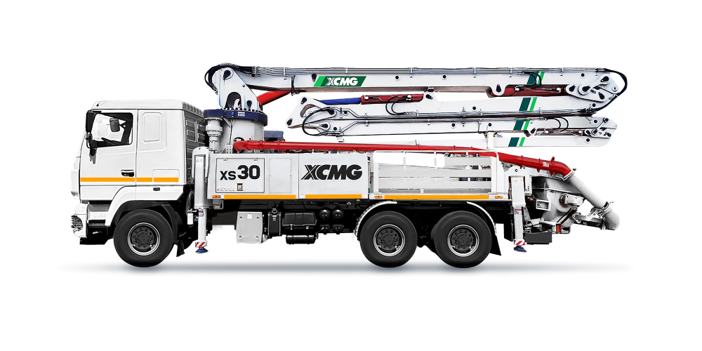 Автобетононасос XCMG XS30 на шасси МАЗ высота 30 метров